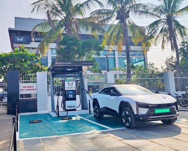 Mahindra Launches First Dealership-Based 180 kW Ultrafast EV Charger in&nbsp;Anantapur